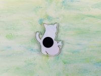 画像2: やまなかようこ：アクリルマグネット【ハチワレ】（全額寄付）