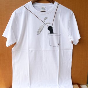 画像1: POTU：Ｔシャツ　男女兼用Ｍサイズ　お手手 (1)