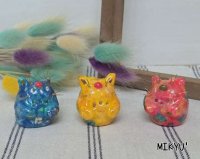 画像3: MIKYU'　mini花瓶[小さな庭のトピアリー•キャット]