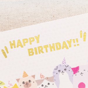 画像7: 向日葵きのこ：メッセージカード　バースデー　ミニ（一部寄付） (7)
