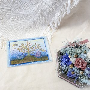 画像3: 向日葵きのこ：ポストカード　横タイプ　奥深くにある美しさ (3)