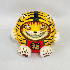画像7: Nick9：樹脂のフィギュア　トラねこダルマ (7)