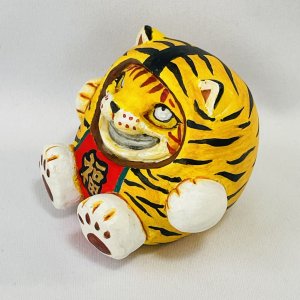 画像3: Nick9：樹脂のフィギュア　トラねこダルマ (3)