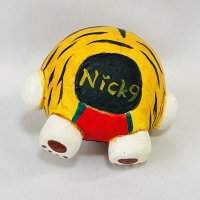 画像1: Nick9:樹脂のフィギュア トラねこダルマ