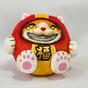画像5: Nick9：樹脂のフィギュア　レーシングねこダルマ (5)