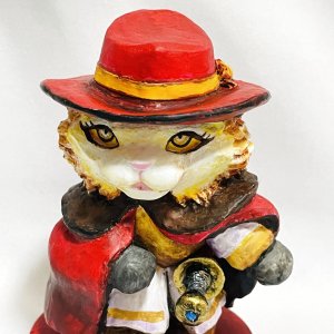 画像8: Nick9：樹脂のフィギュア　ねこの貴族 (8)