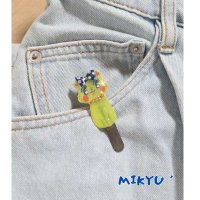 画像1: MIKYU'[サニーサイド•ポップ]キークリップ