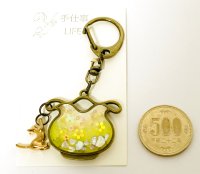 画像3: 手仕事LIFE：レジンキーホルダー*蝶々と猫*