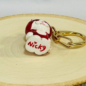 画像2: Nick9：樹脂のミニチュアキーホルダー　あずきねこ (2)