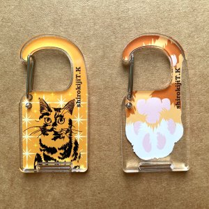 画像1: shirokiji T.K：アクリルカラビナ (1)