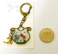 画像3: 手仕事LIFE：レジンキーホルダー*金魚と猫*