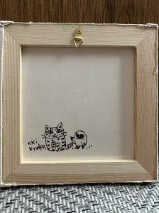 画像4: ドレミかんぱにー：キャンバスアート・原画「読書Time」（一部寄付） (4)