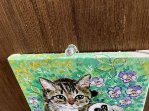画像2: ドレミかんぱにー：キャンバスアート・原画「読書Time」（一部寄付） (2)