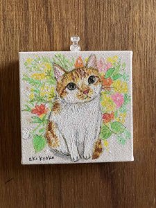 画像1: ドレミかんぱにー：キャンバスアート・原画「spring」（一部寄付） (1)
