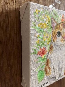 画像3: ドレミかんぱにー：キャンバスアート・原画「spring」（一部寄付） (3)