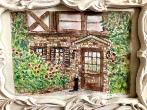 画像2: ドレミかんぱにー：彩色銅版画・原画「Nostalgia」（一部寄付） (2)