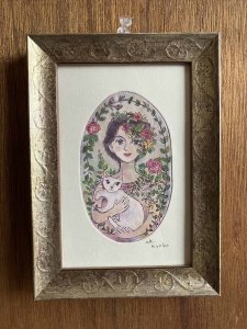 画像1: ドレミかんぱにー：彩色銅版画・原画「輝き」（一部寄付） (1)