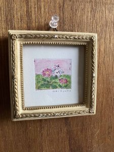 画像1: ドレミかんぱにー：彩色銅版画・原画「マーガレットの精」（一部寄付） (1)