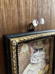 画像3: ドレミかんぱにー：水彩画・原画「眠くなっちゃった」（一部寄付） (3)