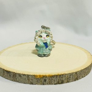 画像1: Nick9：樹脂のミニチュアキーホルダー　ユキンコ (1)