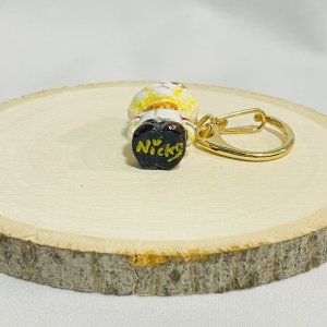 画像2: Nick9：樹脂のミニチュアキーホルダー　コック (2)