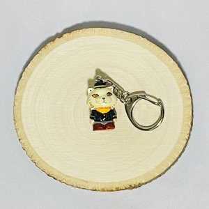 画像3: Nick9：樹脂のミニチュアキーホルダー　コック　ブラック (3)
