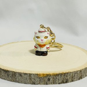 画像1: Nick9：樹脂のミニチュアキーホルダー　コック (1)