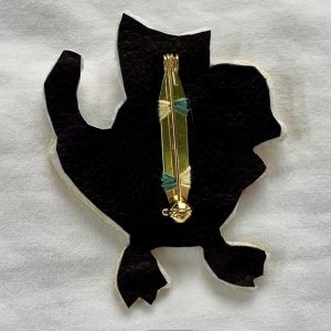 画像6: KARENTO.K.N：アヒルと猫　手刺繍ブローチ（全額寄付） (6)