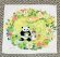 画像1: ドレミかんぱにー：ふわふわハンカチ「春の花のリース」（一部寄付） (1)