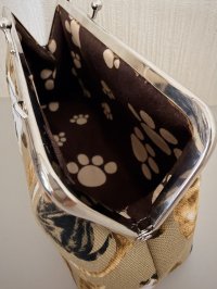 画像1: kiki：横長がま口ポーチ(8種)