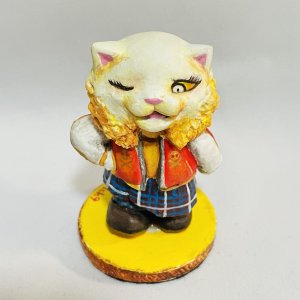 画像7: Nick9：樹脂のフィギュア　スカジャンキャット (7)