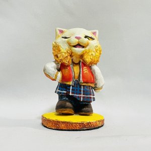 画像9: Nick9：樹脂のフィギュア　スカジャンキャット (9)