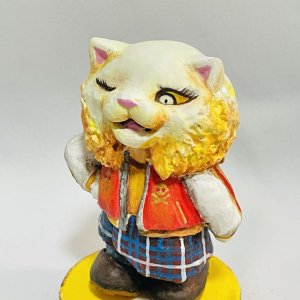画像6: Nick9：樹脂のフィギュア　スカジャンキャット (6)