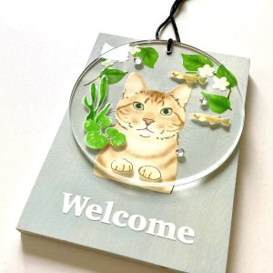 画像9: 9nyan：Welcome プレート ＊茶トラ＊ (9)