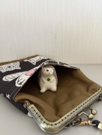 画像1: はんどめいどkikii：がま口ポシェット(8種)