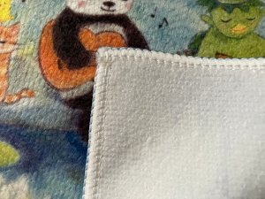 画像2: ドレミかんぱにー：ふわふわハンカチ「ナマケモノと怠け者」（一部寄付） (2)