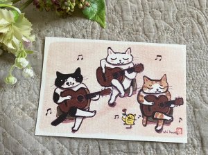 画像5: ドレミかんぱにー：和紙のポストカード　音楽4枚セットvol.1 (5)