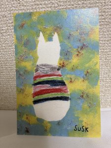 画像1: susk：ポストカード「保父みーちゃん」 (1)