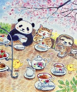 画像9: ドレミかんぱにー：ポストカード６枚セット「森の動物たち」 (9)
