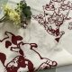 手ぬぐい縦柄（エンジ色）