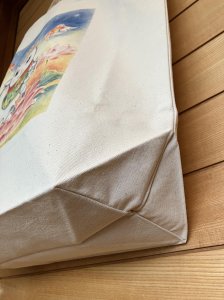 画像3: ドレミかんぱにー：トートバック大「幻想・金魚と招き猫」（一部寄付） (3)