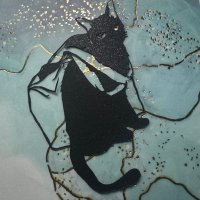 画像2: 星空月華:おいら旅に出る・切り絵(一部寄付)
