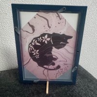 画像3: 星空月華:ココに何かいるよ・切り絵(全額寄付)