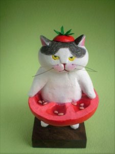 画像1: 高橋理佐：受注製作「トマトまとう」 (1)