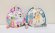 画像1: Pansy*：まる巾着【ピンク/生成り】（全額寄付） (1)