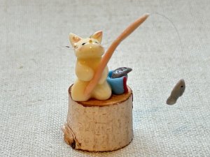画像1: 友夢：釣り部隊「次にゃん」 （全額寄付） (1)