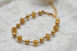 画像1: HitA：ゴールドブレスレット(全額寄付) (1)