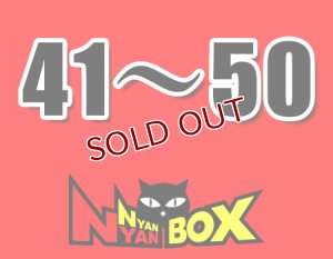 画像1: にゃんにゃんBOX(送料込み)「通常BOX 」No.41-50 (1)