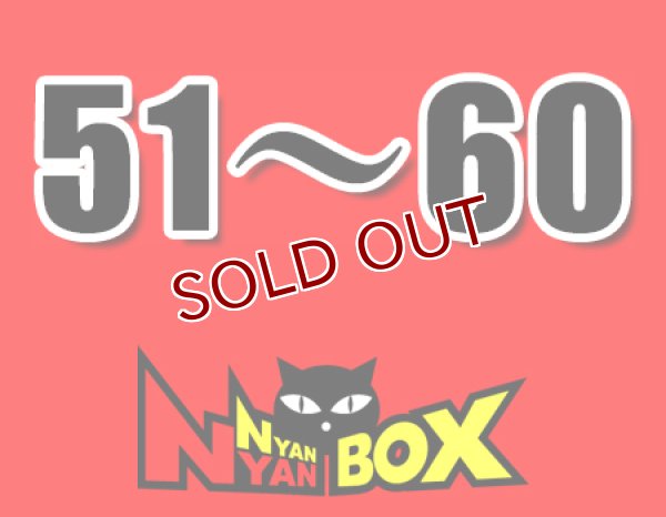 画像1: にゃんにゃんBOX(送料込み)「通常BOX 」No.51-60 (1)