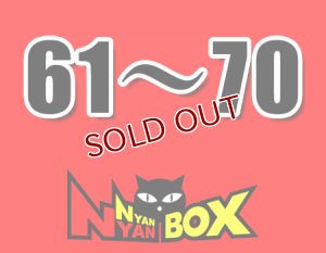 画像1: にゃんにゃんBOX(送料込み)「通常BOX 」No.61-70 (1)